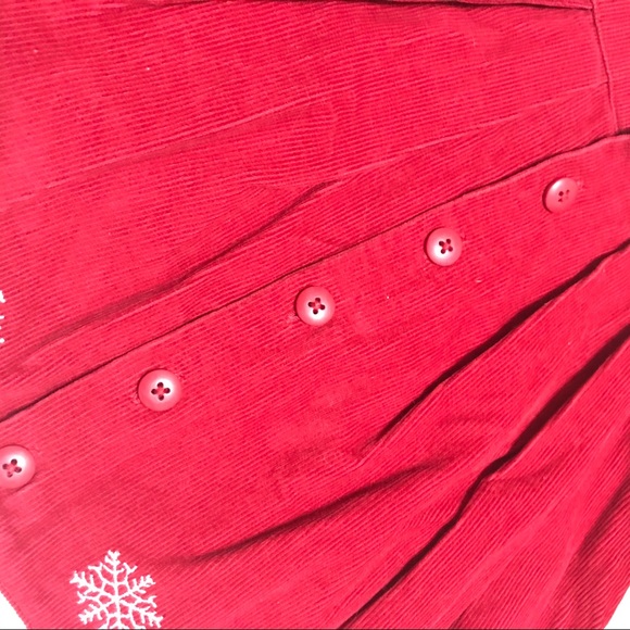 Hanna Andersson red winter dress snowflake size 70 - Picture 5 of 5